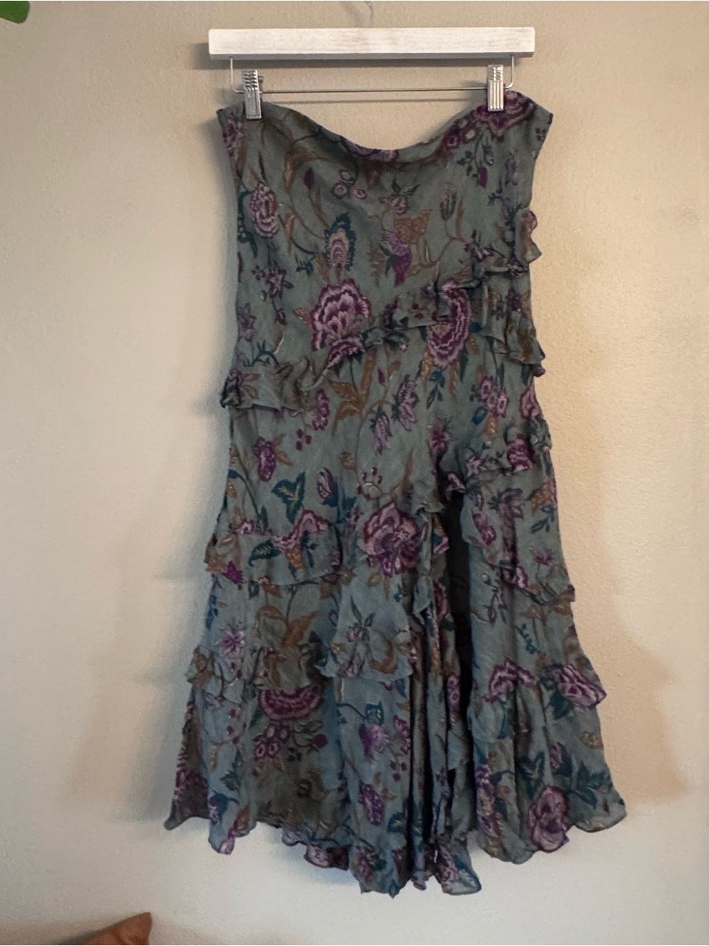 RALPH LAUREN Black Label Ruffle MIDI Dress